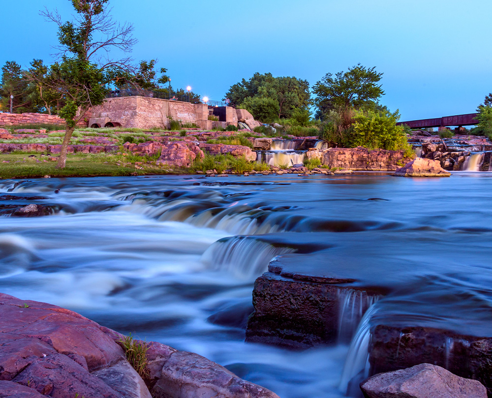 Falls Park in Sioux Falls